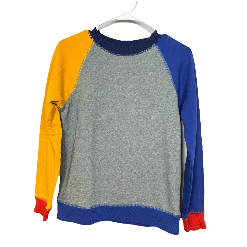 Hanna Andersson Kids Sweatshirt US 12 150cm Colorblock‎ Raglan Cotton Pullover